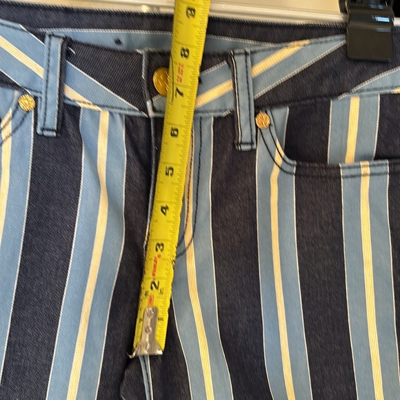 Tory Burch striped jeans. Size 26 waist - Picture 8 of 8